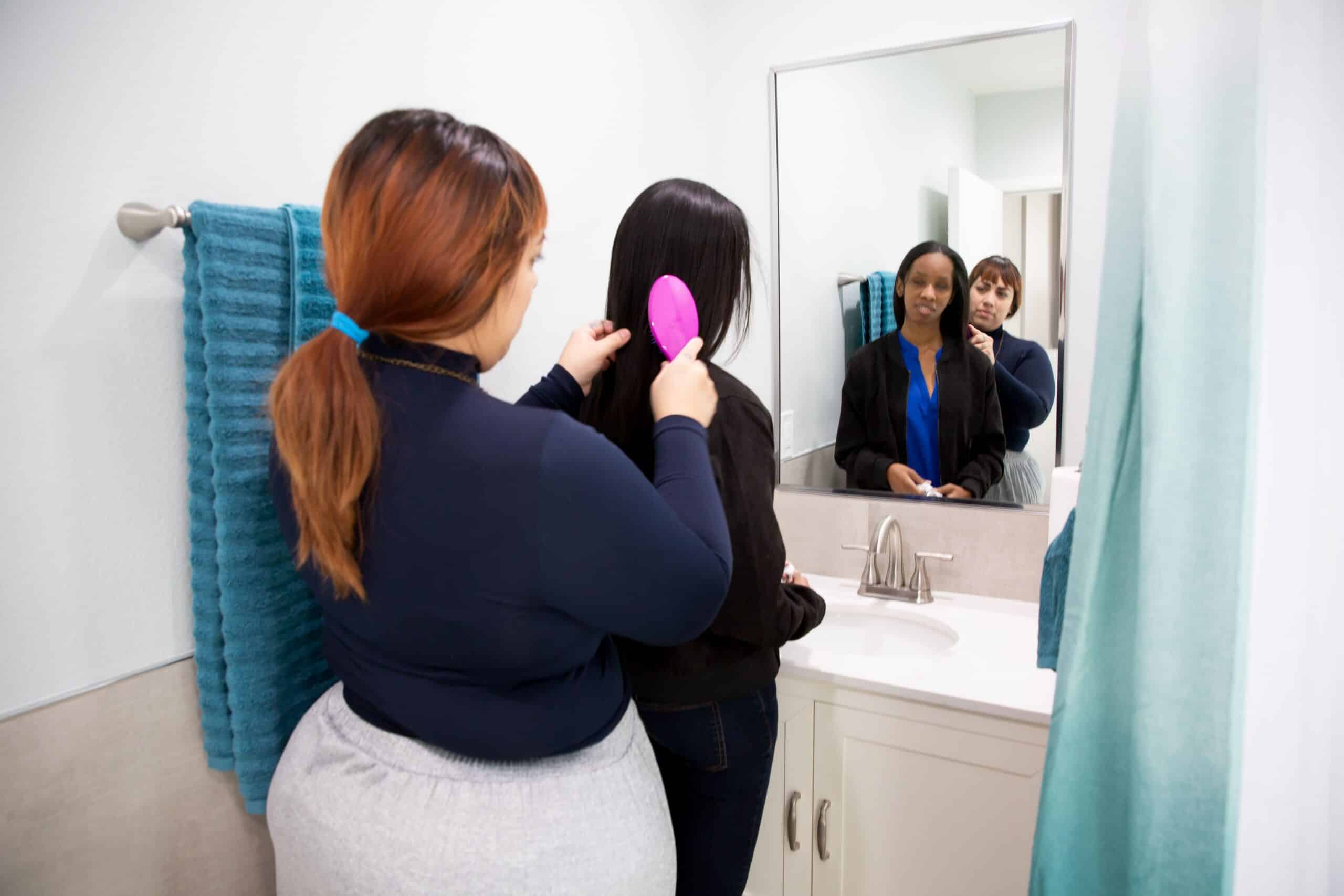 Developing self-help skills during an in-home day program
