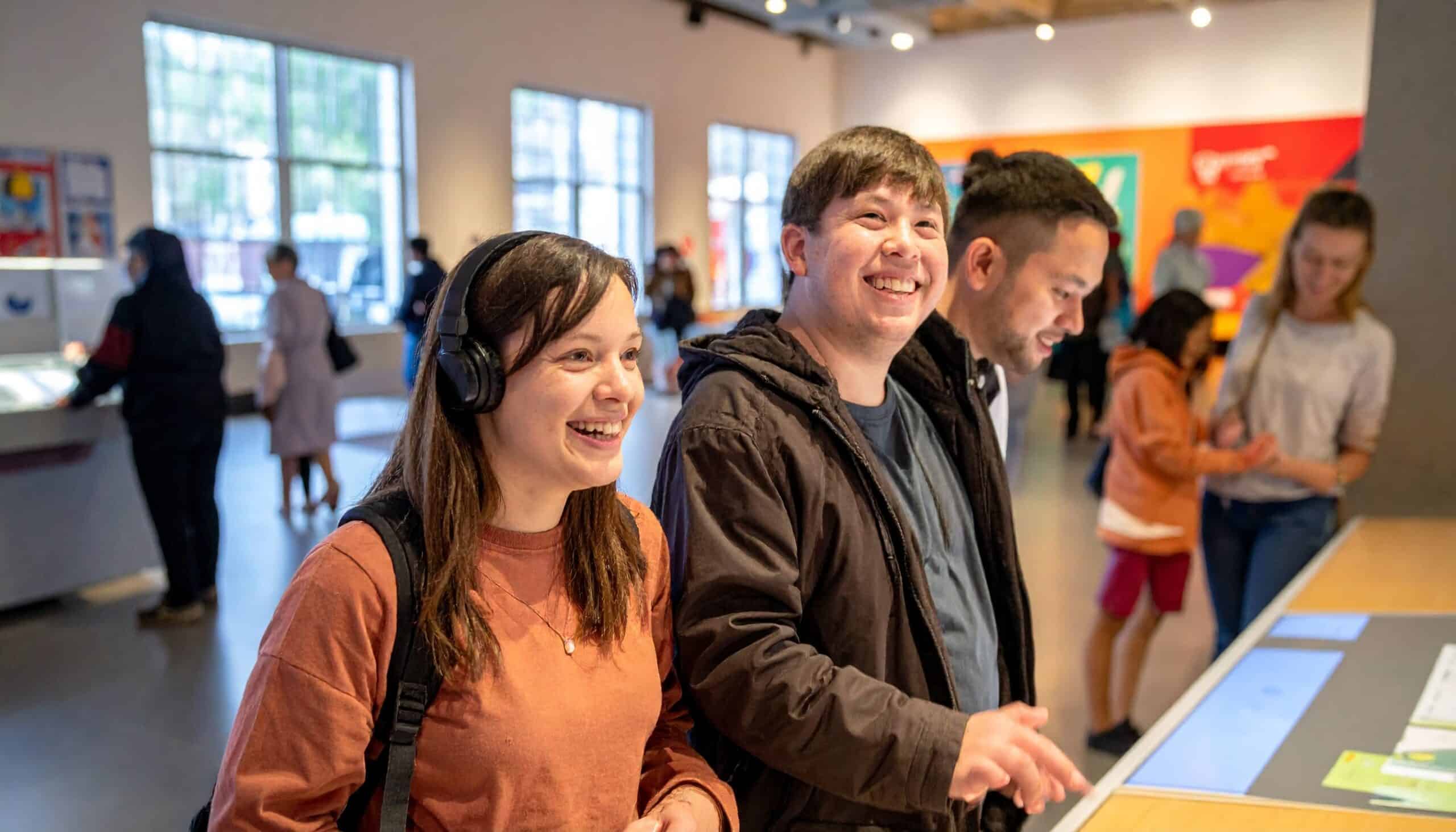 Community outing at a museum