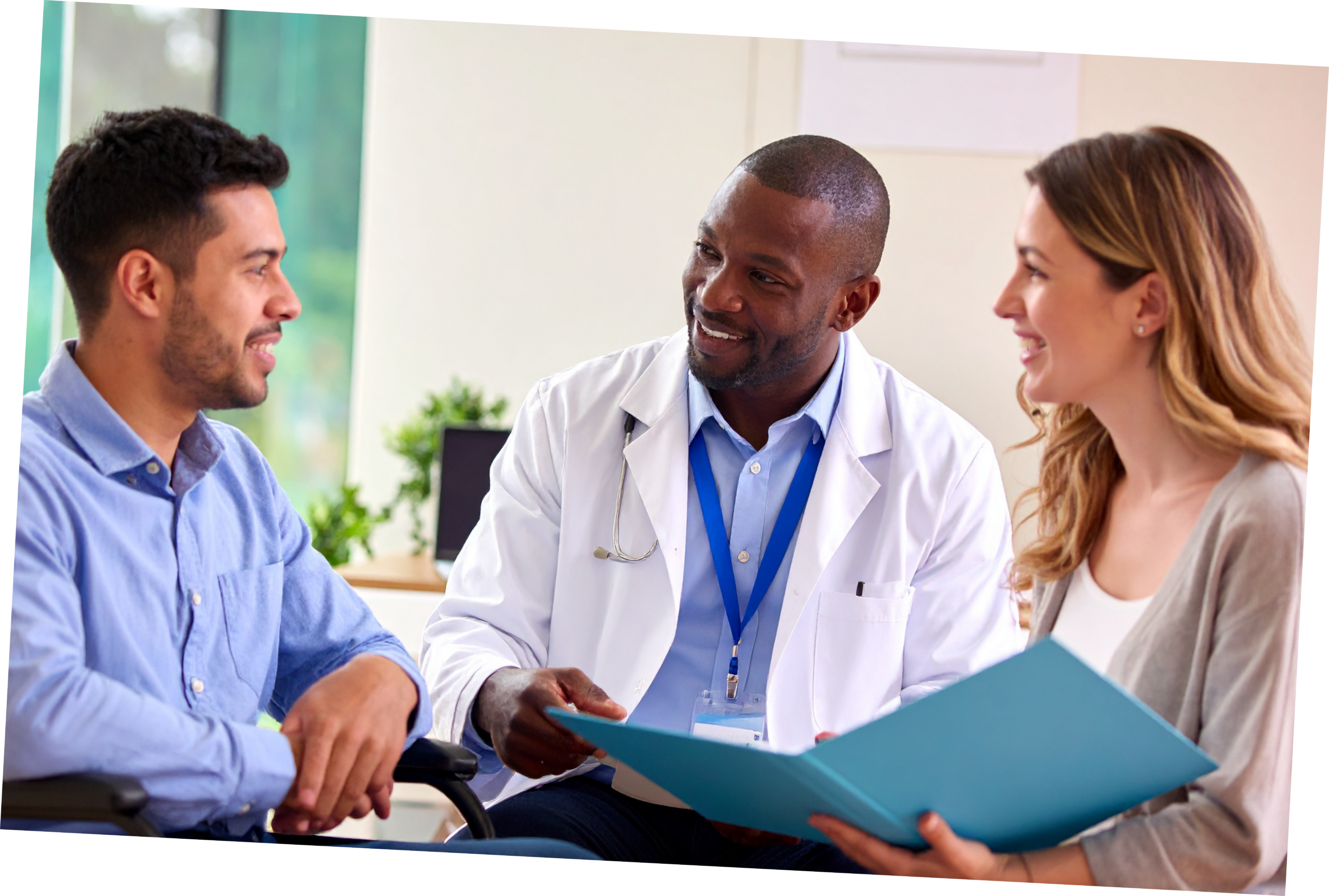 Healthcare professionals providing coordinated care